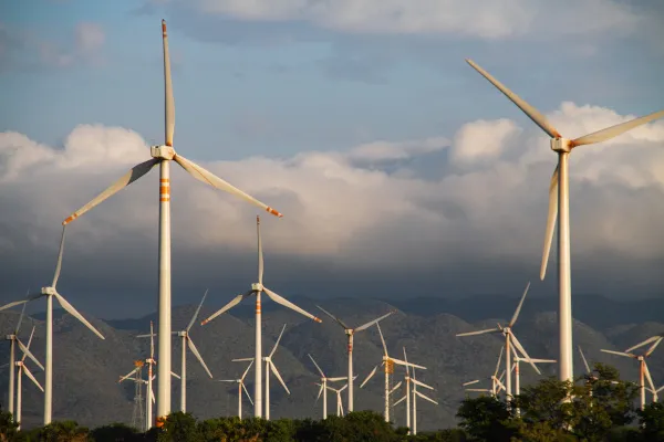 Campo de energia Eólica